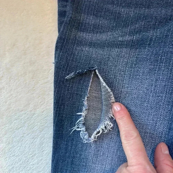 Justice Girls Bootcut Jeans Size 14 Short - Distressed - Picture 5 of 5